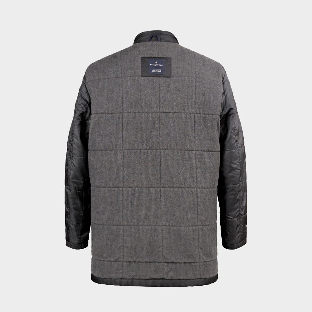 ERMENEGILDO ZEGNA Insulated Field Jacket w/Optional Hood Made in Italy Size S - Picture 5 of 16